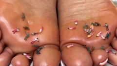 Pink Foxx: Post-Pedicure Pasca-Pedicure Pasca-Pemanjatan