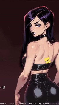 Moje nová přítelkyně tabu Hentai hra ep. 41 BDSM výprask s mým goth gf!