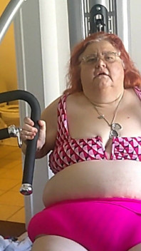 Big Beauty Nurse Vicki Is Exercising in the Gym Part 1