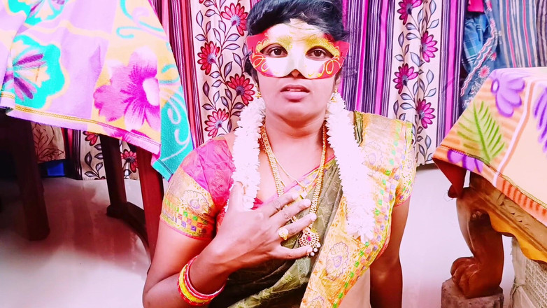 Telugu honey lips: Gospodină indiană futând un swamiji fals. Telugu vorbe murdare.