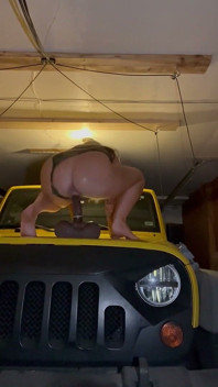 เดี่ยว Jeep เย็ดหลังบาร์