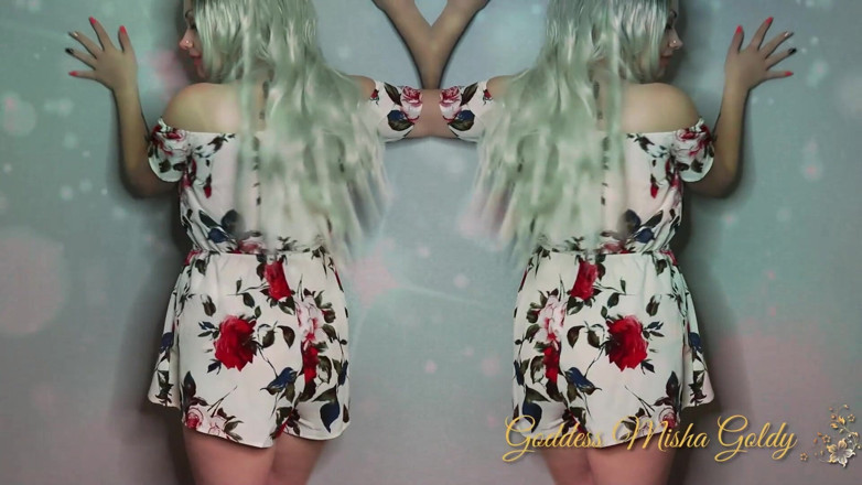 Goddess Misha Goldy: De lieve terugval-fantasie!!