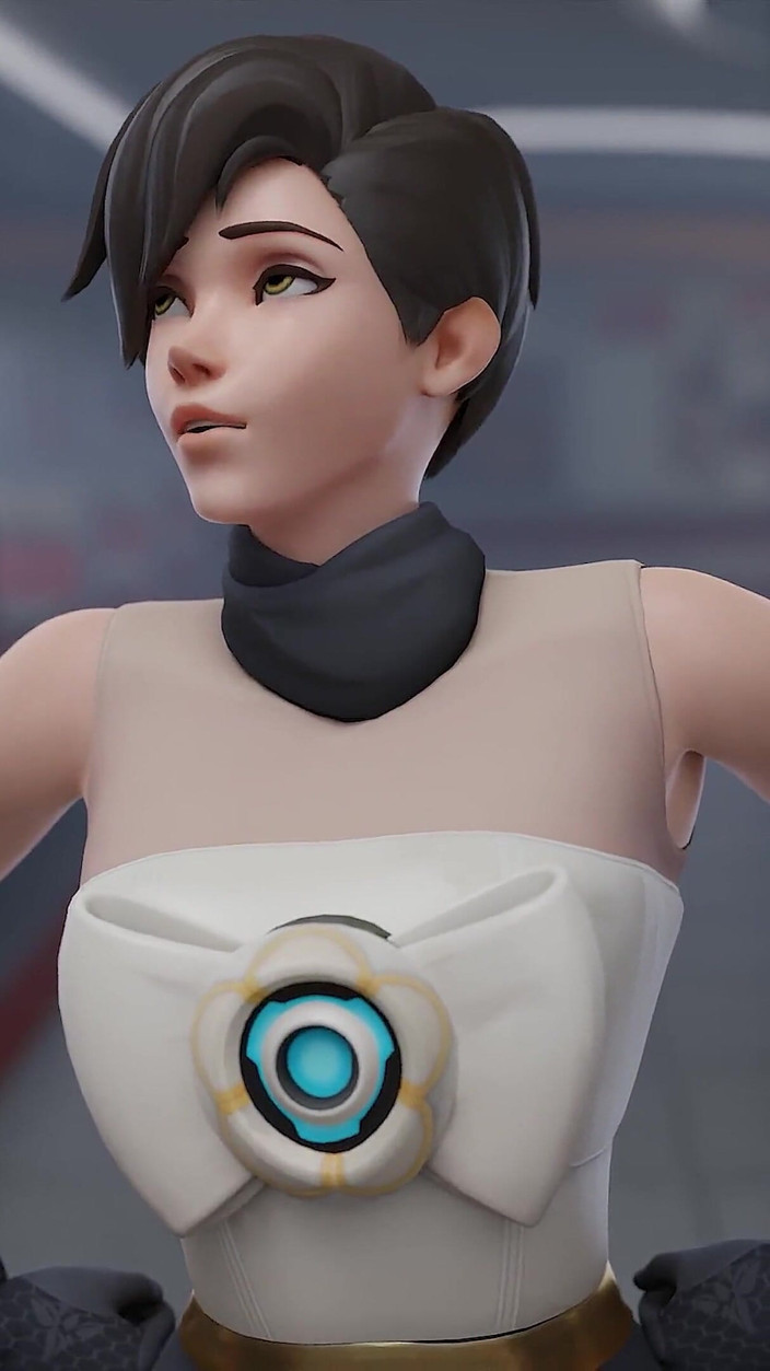 Orlikx: Tracer Got Bored with Guys - Tight Hole Double Penetration 3D Overwatch...