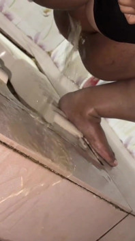 Stepmom Pee in Toilet After Sex with Stepson