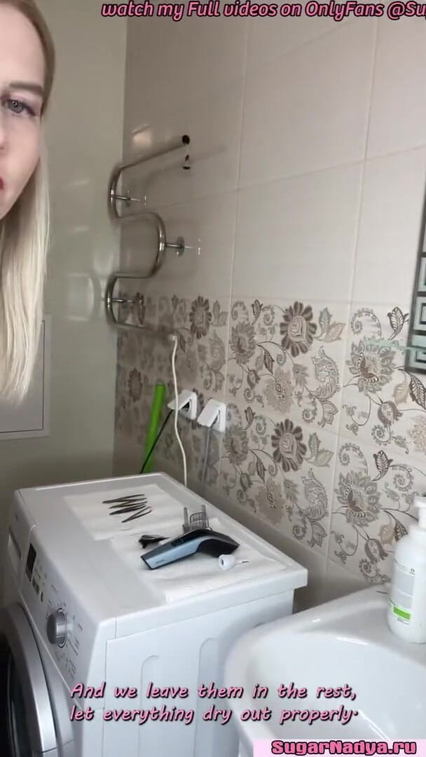 SugarNadya: The process of disinfecting work tools by SugarNadya
