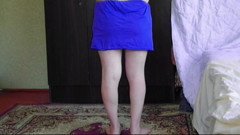 Homemade Blonde Mini Skirt Hot Dancer Booty Model Big Butt Crossdresser Big Ass Shemale Horny Femboy Housewife Teen