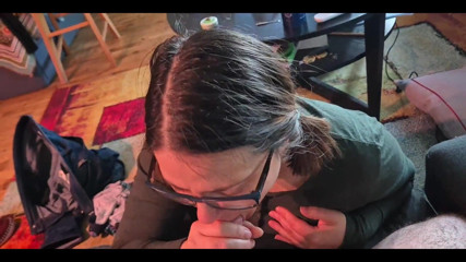SwitchMixCouple: First Blowjob Video for Her