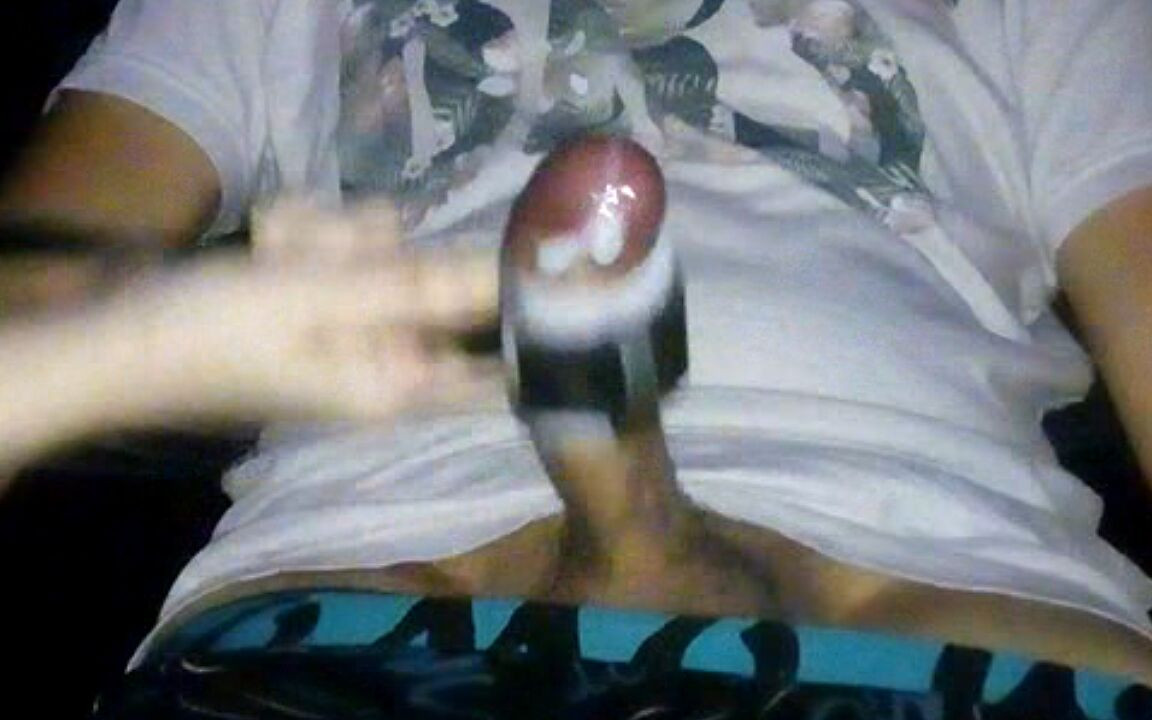Femdom cumshot seat belt