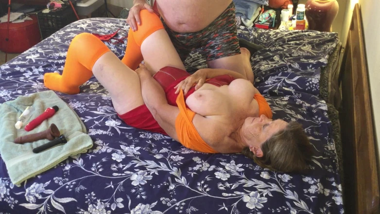 Carmen Angel: Granny Velma Dinkley: Magical Mystery Tour: Masturbation &amp; Cock Sucking