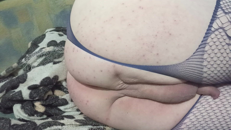 femnickboy: Fat Sissy Fucks Ass with Dildo and Cums