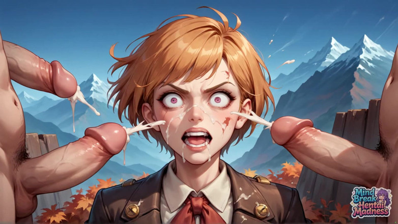 Mind Break Hentai Madness: Přestávka na mysl mentální šílenství: sexuální orgasmus s mléčnou