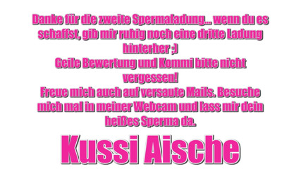 Aische Pervers: Pergi menyembur saya lagi dalam sperma