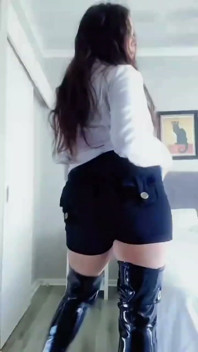 Kinky Lyrical in Thigh High Boots