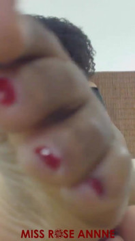 Red toenail torment