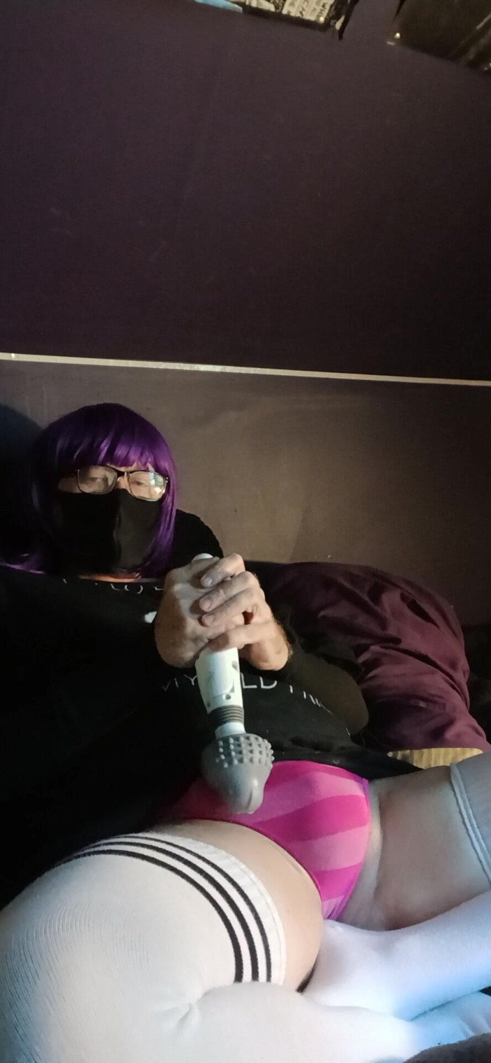 Raven LeSynn: Vibrator Masturbation and Cumming Through Panties with Raven Letrap