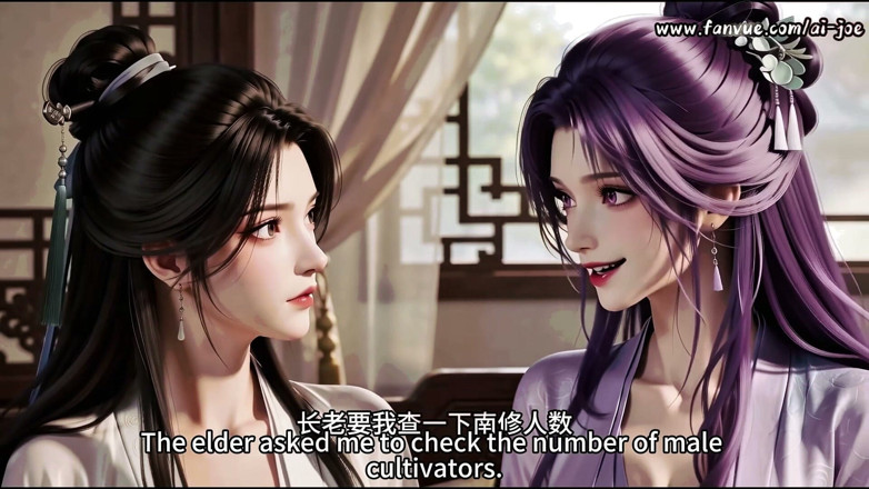 AI-JOE: Genderbend Cultivator Ep2 Slow Fuck + Stepsister Gropes Huge Tits with...