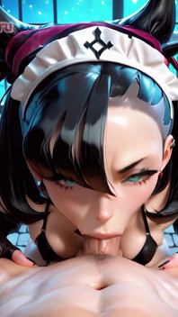 Tesuda amante da masmorra Marnie slobbers em toda a sua bunda e faz de você seu escravo anal