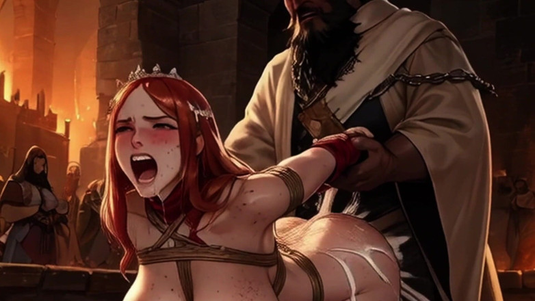 Spicy Toons: Mighty North African Warriors ผสมเทียมสาวยุโรป