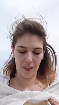 French Vlog Bisexual Beach Outdoor Blowjob Sucking and Stroking with No Shame