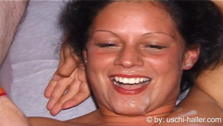 Club Express: Creampie &amp; Bukkake Gangbang with 23yo German Cum Slut Christine &amp; 26 Guys