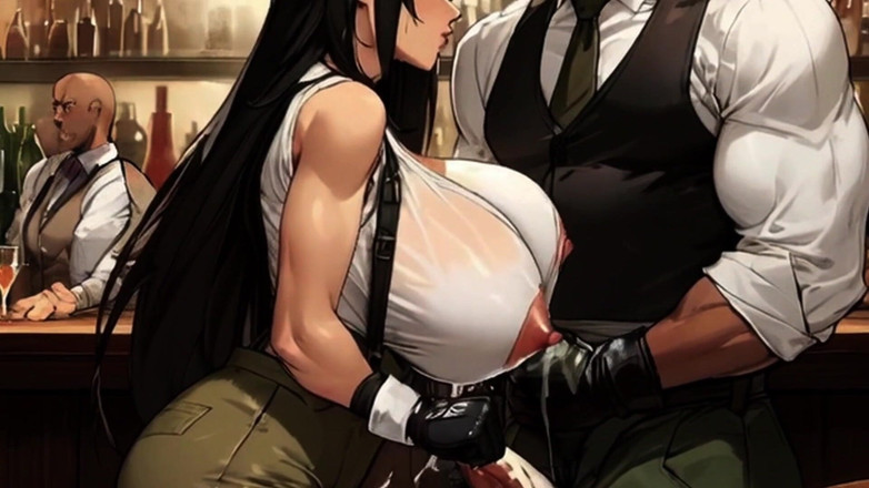 Spicy Toons: Кто жаждет? У Tifa есть молоко!