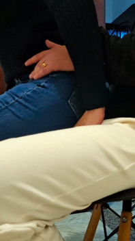 Making Out and Masturbation in Panties at the Office.