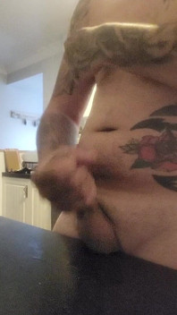 Horny Boy Wanking, Cumming Over Kitchen Counter & Licking in up