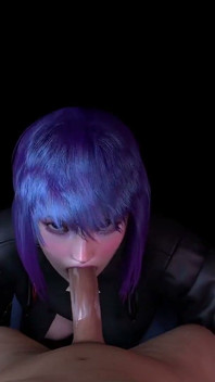 โมโตโกะอมควยแบบน้ำลายยืดให้ | พารอดี้ Ghost in the Shell