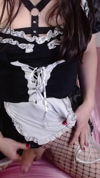 Maid with Cock