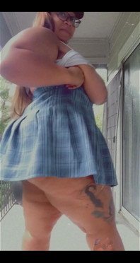 Big Ass Under Skirt