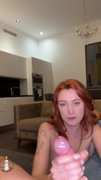 Handjob mit riesiger ladung! POV-style vertikal