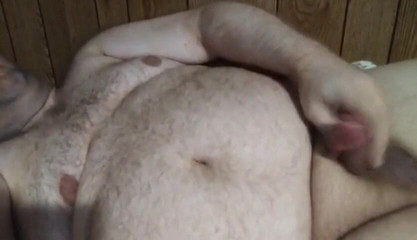 Danzilla White: 胖家伙自慰并达到高潮 #2