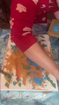 Büyük gözlüklü asmr akrilik sanat bust içinde çiçek açıyor bölüm 1