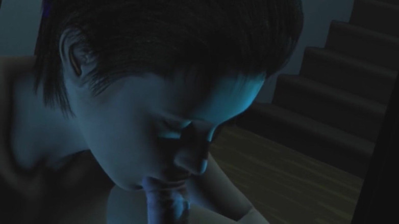 The animation shot: Lei cerca di rimanere incinta