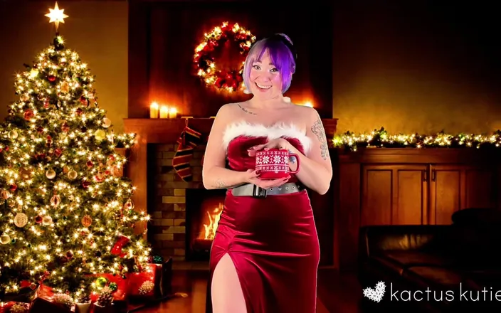 Kactus kutie: Mrs. Claus Pees in Santas Mug