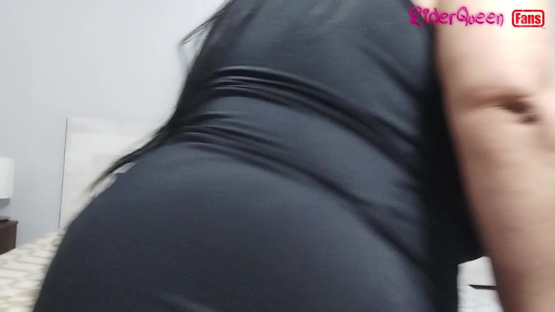 Riderqueen: Sexy heiße stiefmutter, nur fans in zeitlupe, im schlafzimmer