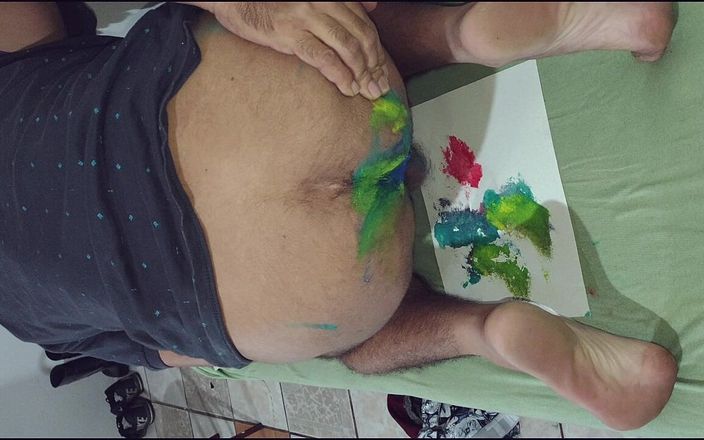 Stink HairyMale: Trabalho de arte anal
