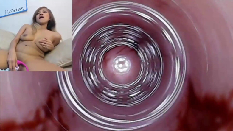 SexyGamingCouple: Endoscopa figa ripresa in cam di creampie sul suo mensile...