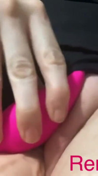 Encore un clip de ma masturbation avec Lush et un gode ;)