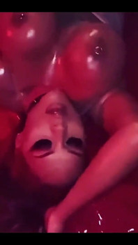 Ms Red X Loves to Be Glazed Strip Tease