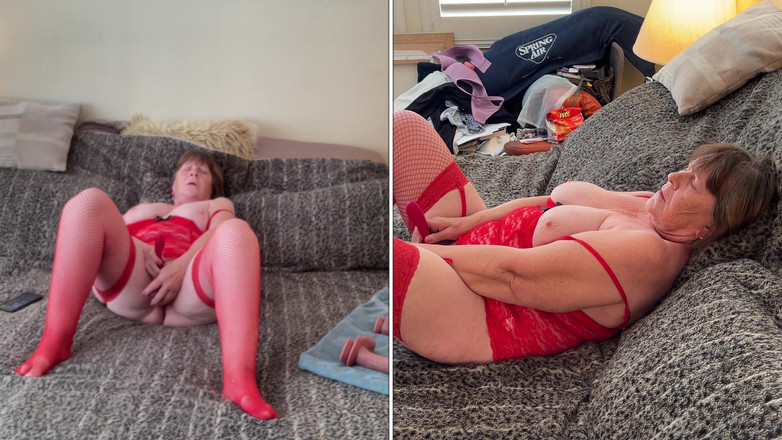 Carmen Angel: Vovó Carmen Em Vermelho Safada Solo Prazeres 2626solo