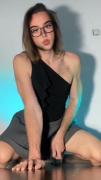 Dick in a Skirt Cum Bitch