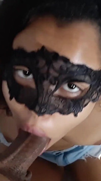Cum on Lips and Pussy Fucking
