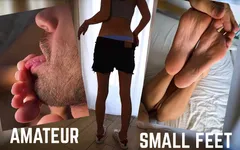 Very Familiar Scene When Stepdaughter Shows Me New Sneakers and Then Handle My Cock with Her Small Feet