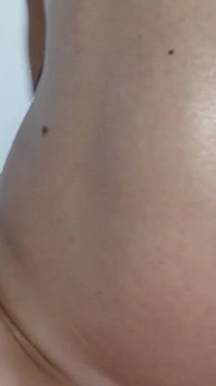 POV Fuck and Creampie - Oiled MILF