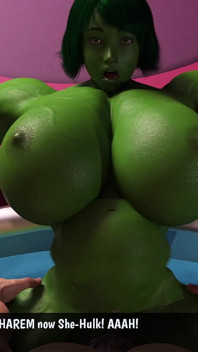 Cô ấy Hulk thích được banh lỗ đít bởi con cu quái vật