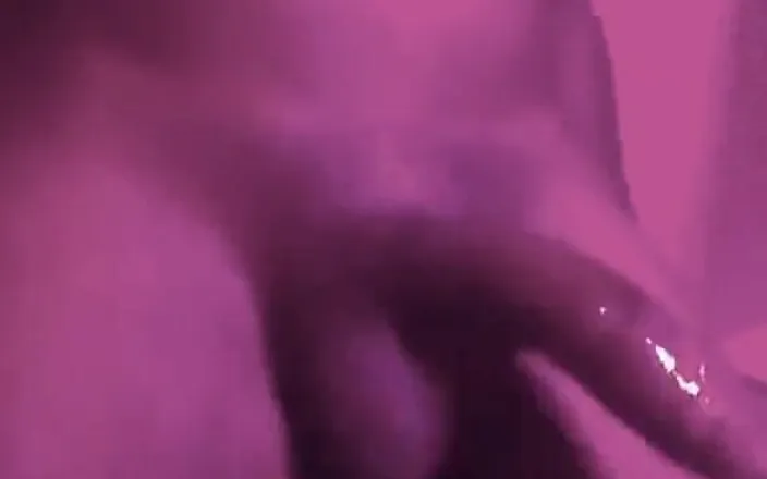 Bbc-godaddy: BBC-godaddy Stroking BBC in Pink Light Room