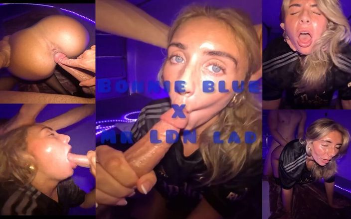 Mr LDN Lad: Britânica glamour Bonnie Blue recebe seus doces buracos esticados