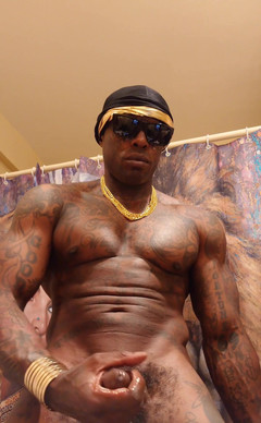 Hallelujah Johnson: Africký král Hallelujah Johnson masturbuje sólo