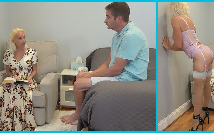 Milf Stella: Religiöse stiefmutter bekommt stiefsohn, um ihre fotze zu verehren